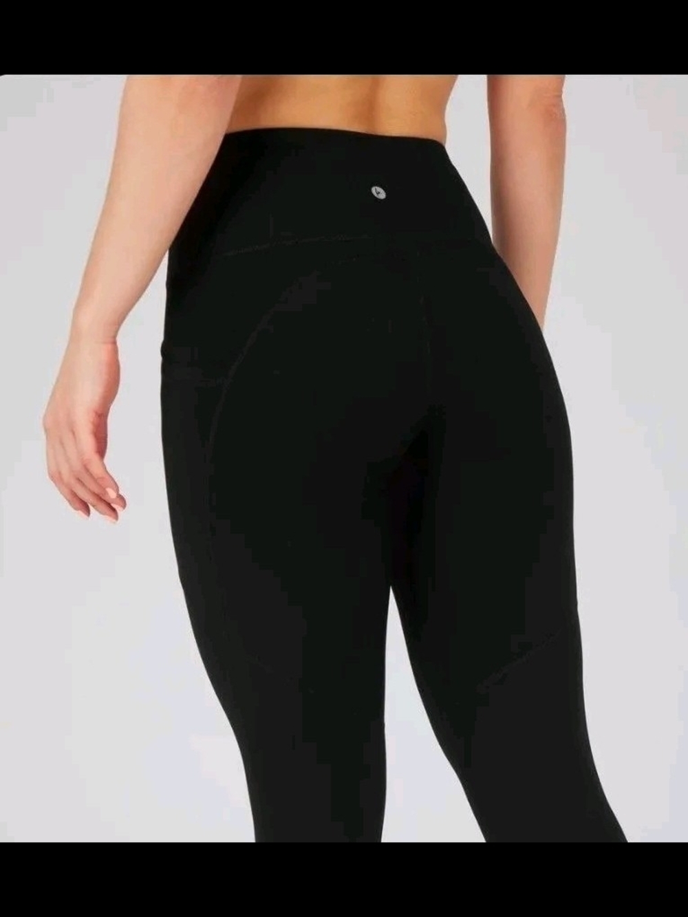 Cross Waist 90 Degree By Reflex Black High-Rise Sculpt Leggings